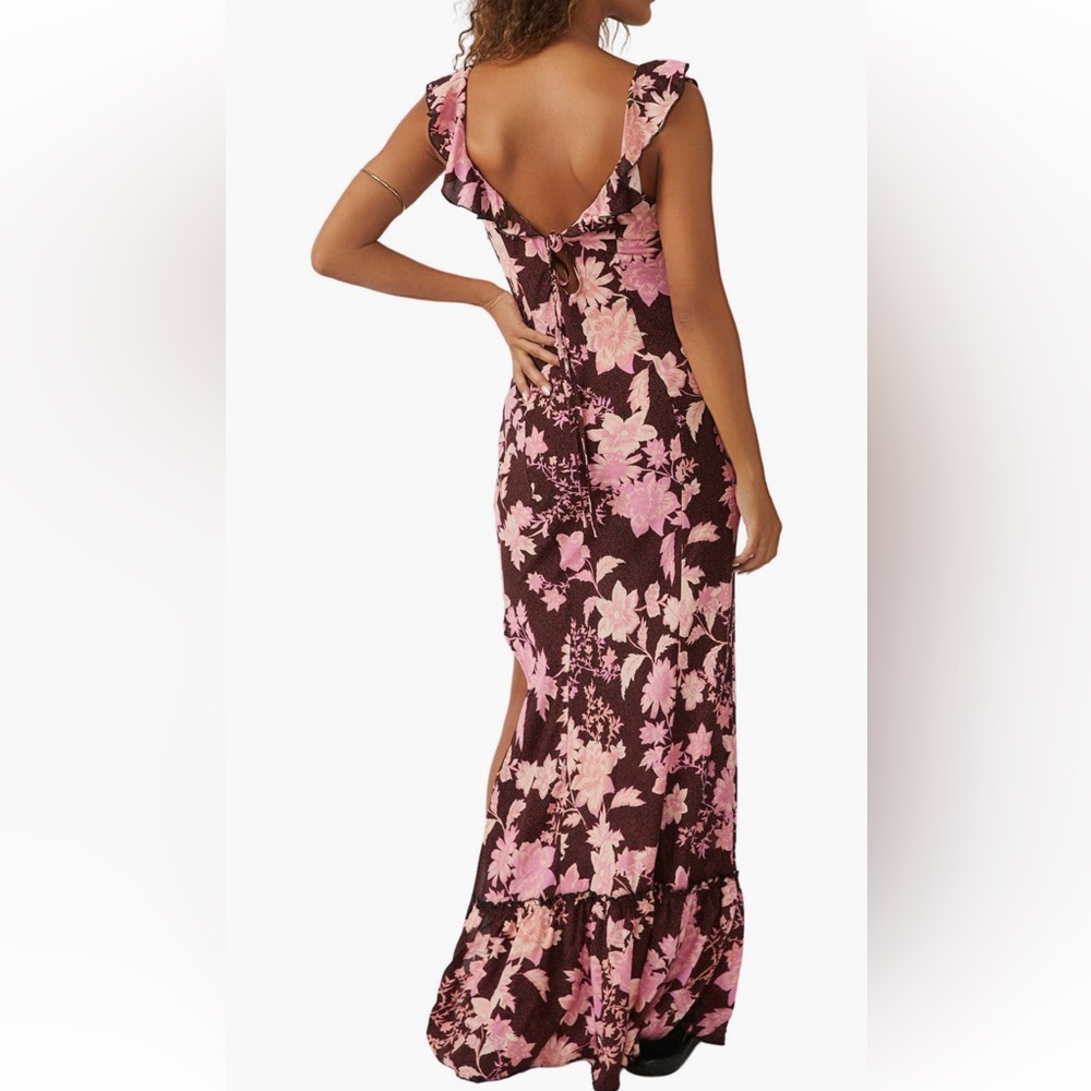 Free People NWT Remind Me Floral Print Sleeveless Scoop neck Maxi Dress medium